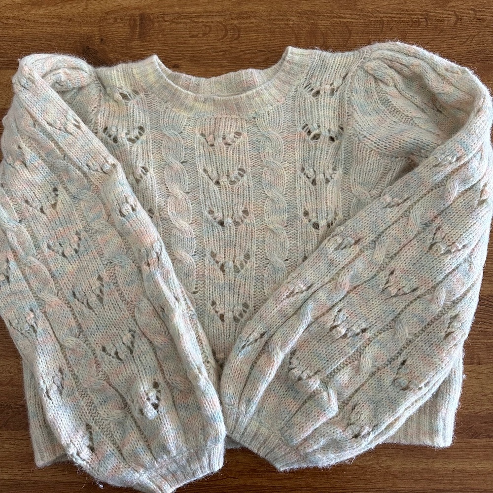 Doen alpaca sweater - pastel